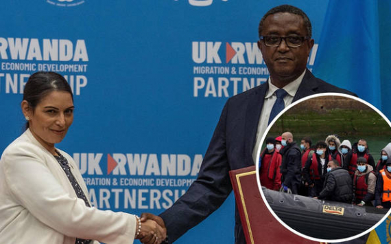 Patel hails 'world-class' plan to send migrants to Rwanda amid reports of Home Office row